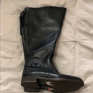 Franco sarto black knee boot